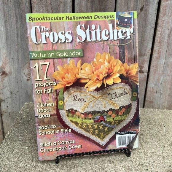 NFS Vintage Holiday Cross Stitch Art Crafting Bundle Patterns Kits Magazine - Picture 13 of 15